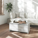 vidaXL szürke sonoma szerelt fa dohányzóasztal 90x50x41,5 cm