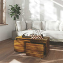 vidaXL sonoma tölgy színű szerelt fa dohányzóasztal 90x50x41,5 cm