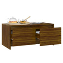 vidaXL sonoma tölgy színű szerelt fa dohányzóasztal 90x50x41,5 cm