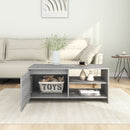 vidaXL szürke sonoma színű szerelt fa dohányzóasztal 102 x 50 x 45 cm