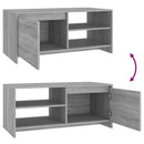 vidaXL szürke sonoma színű szerelt fa dohányzóasztal 102 x 50 x 45 cm