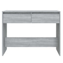 vidaXL szürke sonoma szerelt fa dohányzóasztal 100x35x76,5 cm