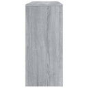 vidaXL szürke sonoma szerelt fa dohányzóasztal 100x35x76,5 cm