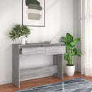 vidaXL szürke sonoma szerelt fa dohányzóasztal 100x35x76,5 cm