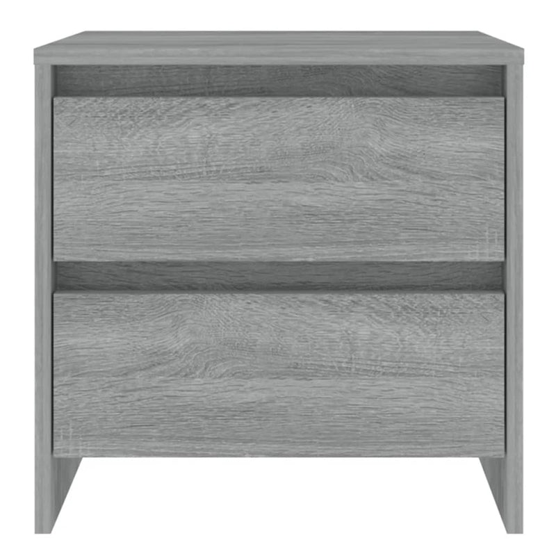vidaXL 2 db szürke-sonoma színű éjjeliszekrény 45x34,5x44,5 cm
