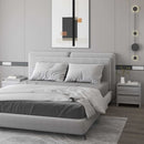 vidaXL 2 db szürke-sonoma színű éjjeliszekrény 45x34,5x44,5 cm
