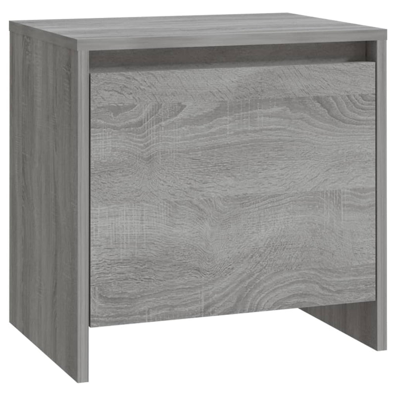 vidaXL szürke sonoma színű szerelt fa éjjeliszekrény 45x34x44,5 cm