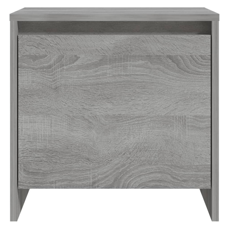 vidaXL szürke sonoma színű szerelt fa éjjeliszekrény 45x34x44,5 cm