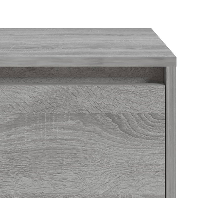 vidaXL szürke sonoma színű szerelt fa éjjeliszekrény 45x34x44,5 cm
