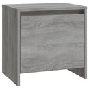 vidaXL 2 db szürke sonoma színű szerelt fa éjjeliszekrény 45x34x44,5cm