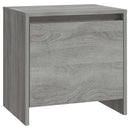vidaXL 2 db szürke sonoma színű szerelt fa éjjeliszekrény 45x34x44,5cm
