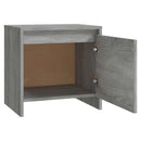 vidaXL 2 db szürke sonoma színű szerelt fa éjjeliszekrény 45x34x44,5cm