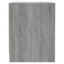 vidaXL 2 db szürke sonoma színű szerelt fa éjjeliszekrény 45x34x44,5cm