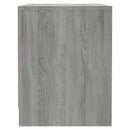 vidaXL 2 db szürke sonoma színű szerelt fa éjjeliszekrény 45x34x44,5cm