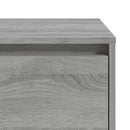 vidaXL 2 db szürke sonoma színű szerelt fa éjjeliszekrény 45x34x44,5cm