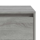 vidaXL 2 db szürke sonoma színű szerelt fa éjjeliszekrény 45x34x44,5cm