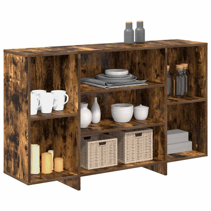 vidaXL füstös tölgy színű szerelt fa tálalószekrény 60 x 35 x 70 cm