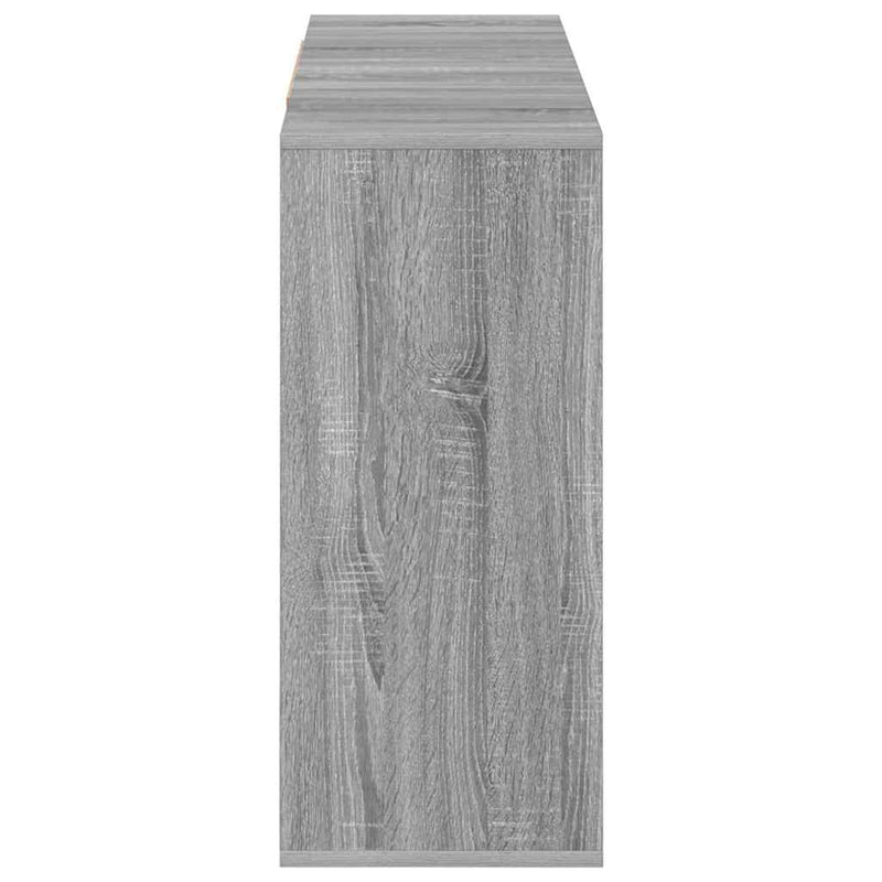 vidaXL szürke sonoma színű szerelt fa tálalószekrény 120 x 30 x 75 cm