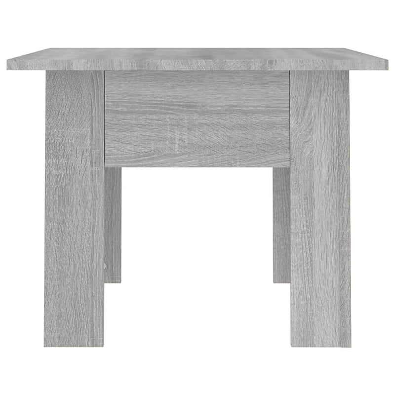 vidaXL szürke sonoma színű szerelt fa dohányzóasztal 55 x 55 x 42 cm