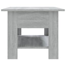 vidaXL szürke sonoma színű szerelt fa dohányzóasztal 102 x 55 x 42 cm