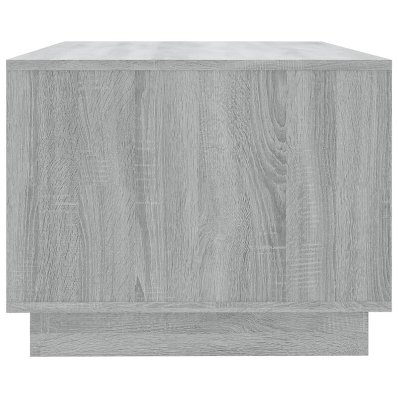 vidaXL szürke sonoma szerelt fa dohányzóasztal 102x55x43 cm