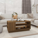 vidaXL barna tölgyszínű szerelt fa dohányzóasztal 102x55x43 cm