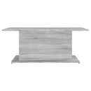 vidaXL szürke sonoma szerelt fa dohányzóasztal 102x55,5x40 cm