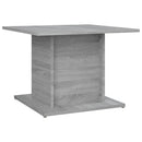 vidaXL szürke sonoma színű szerelt fa dohányzóasztal 55,5x55,5x40 cm