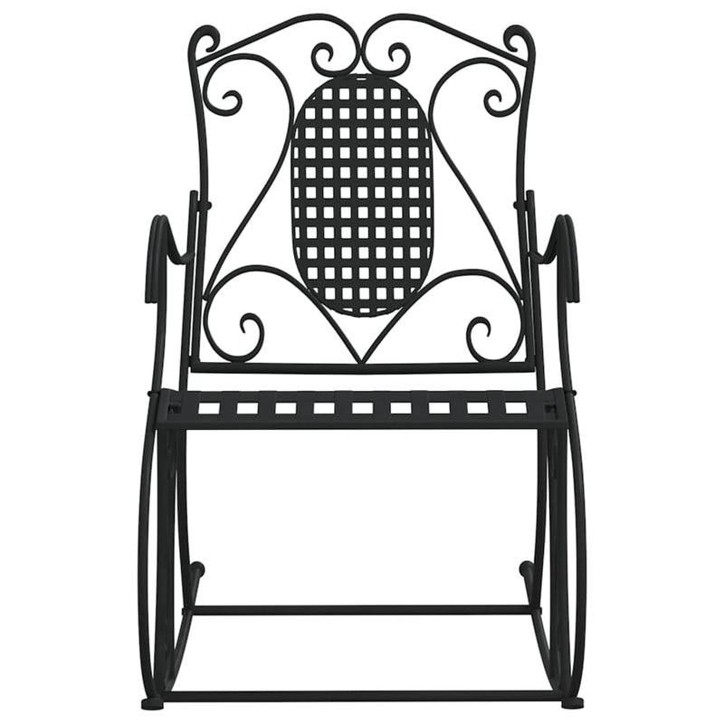vidaXL fekete acél hintapad 84 cm