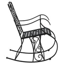 vidaXL fekete acél hintapad 84 cm