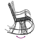 vidaXL fekete acél hintapad 84 cm