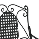 vidaXL fekete acél hintapad 84 cm