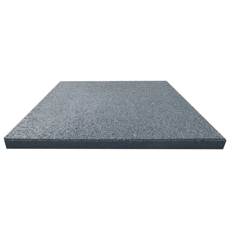 vidaXL 12 db szürke ütéscsillapító gumilap 50 x 50 x 3 cm