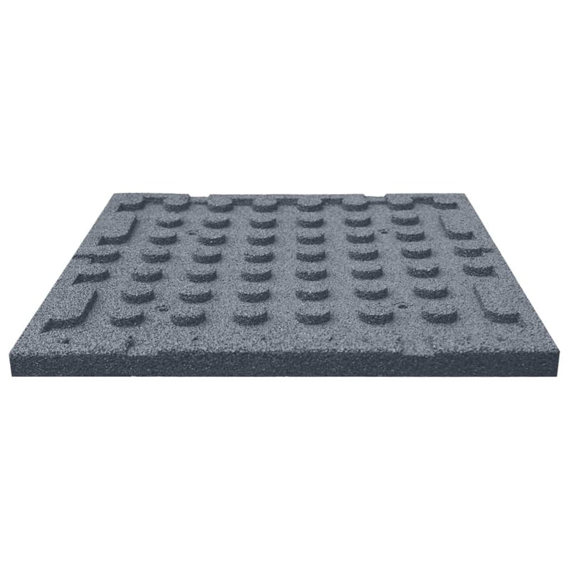 vidaXL 18 db szürke ütéscsillapító gumilap 50 x 50 x 3 cm