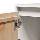 vidaXL fehér tömör fenyőfa éjjeliszekrény 40 x 30 x 40 cm