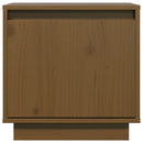 vidaXL 2 darab mézbarna tömör fenyőfa éjjeliszekrény 40 x 30 x 40 cm