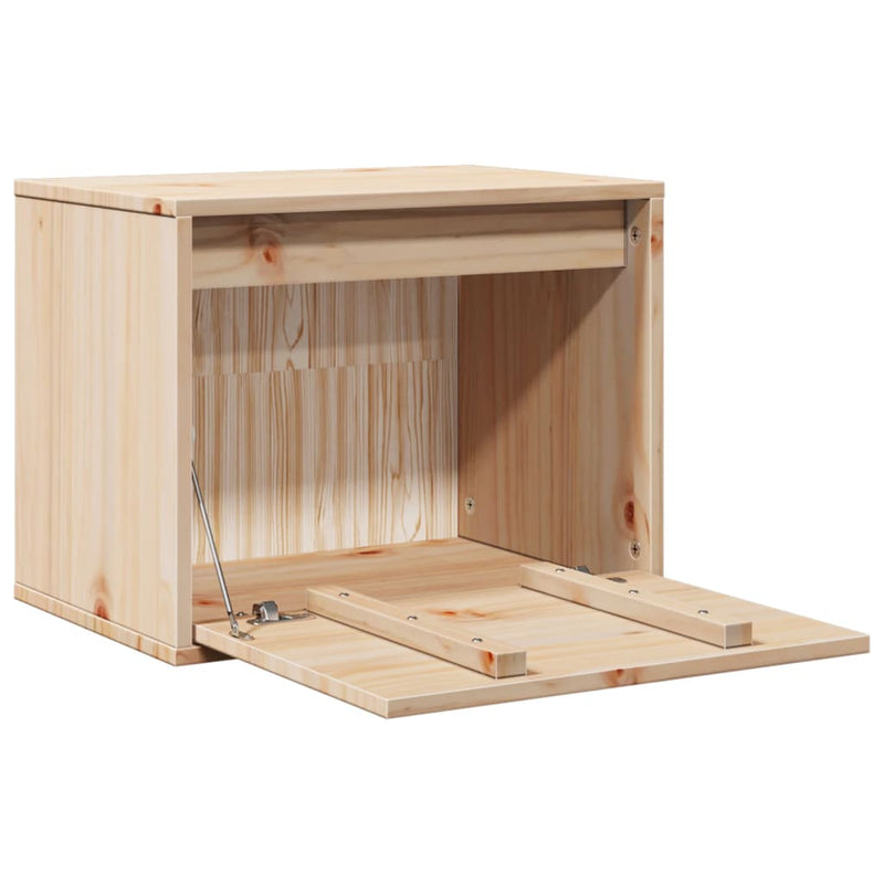 vidaXL tömör fenyőfa faliszekrény 45 x 30 x 35 cm