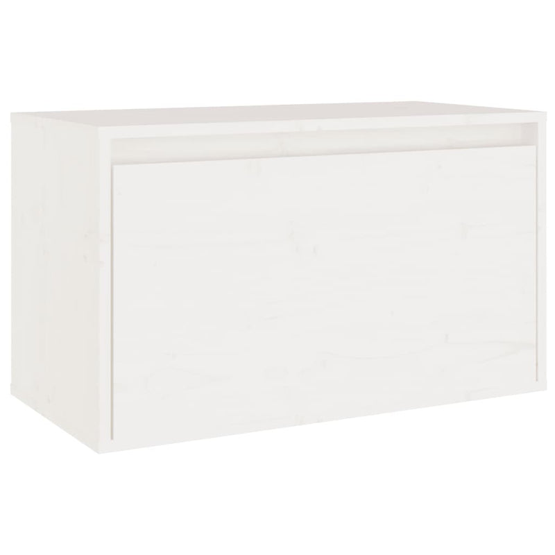 vidaXL fehér tömör fenyőfa faliszekrény 60 x 30 x 35 cm
