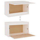 vidaXL fehér tömör fenyőfa faliszekrény 60 x 30 x 35 cm