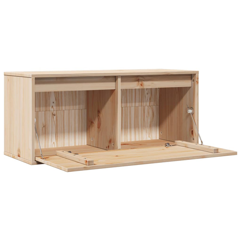 vidaXL tömör fenyőfa faliszekrény 80 x 30 x 35 cm