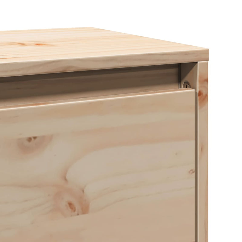 vidaXL tömör fenyőfa faliszekrény 80 x 30 x 35 cm