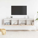 vidaXL 2 db fehér tömör fenyőfa faliszekrény 80 x 30 x 35 cm
