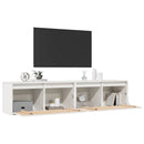 vidaXL 2 db fehér tömör fenyőfa faliszekrény 80 x 30 x 35 cm