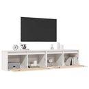 vidaXL 2 db fehér tömör fenyőfa faliszekrény 80 x 30 x 35 cm