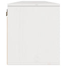 vidaXL 2 db fehér tömör fenyőfa faliszekrény 80 x 30 x 35 cm