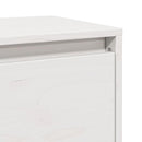 vidaXL 2 db fehér tömör fenyőfa faliszekrény 80 x 30 x 35 cm