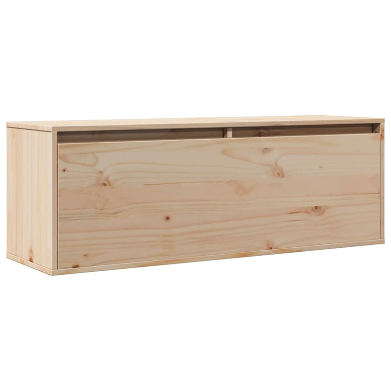 vidaXL tömör fenyőfa faliszekrény 100 x 30 x 35 cm