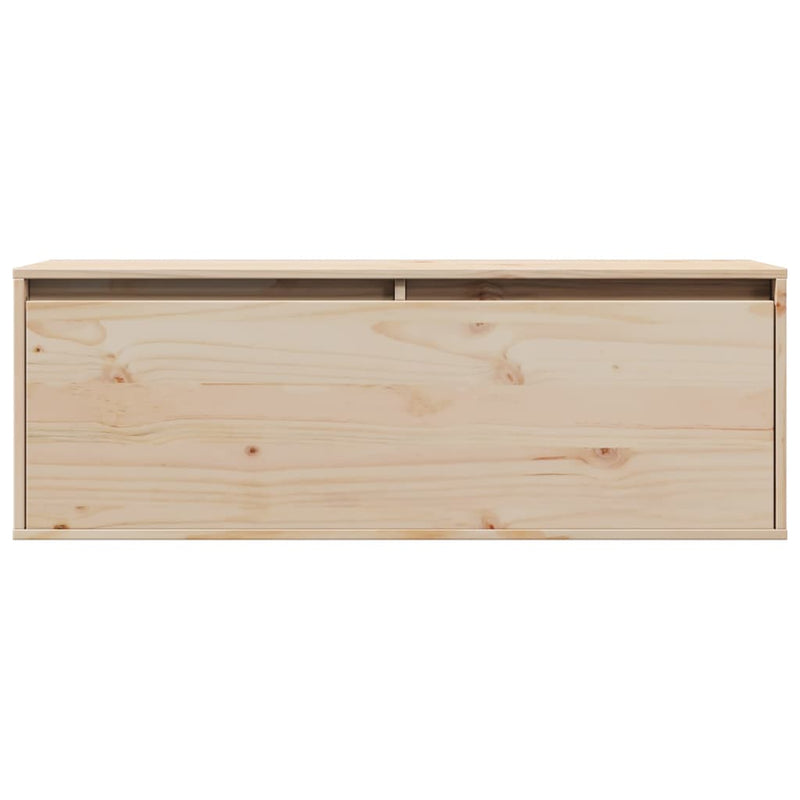 vidaXL tömör fenyőfa faliszekrény 100 x 30 x 35 cm