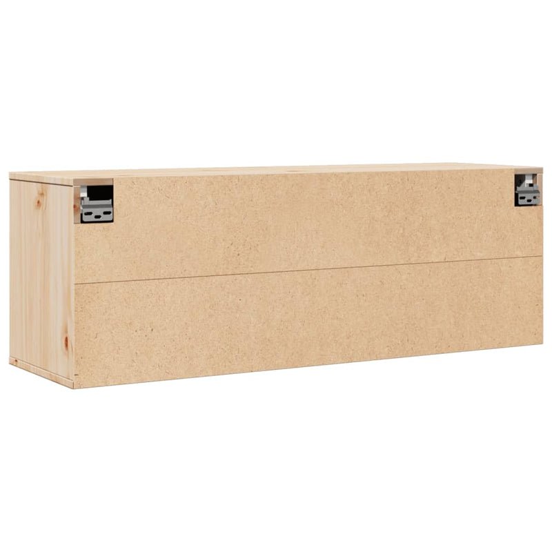 vidaXL tömör fenyőfa faliszekrény 100 x 30 x 35 cm