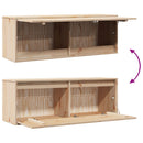 vidaXL tömör fenyőfa faliszekrény 100 x 30 x 35 cm